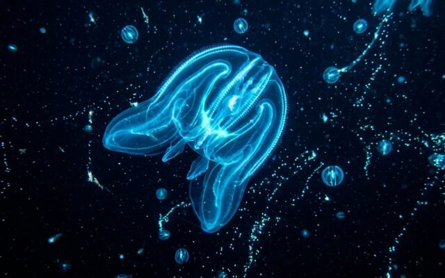 Living Cold Light: The Extraordinary Biochemistry of Ocean Bioluminescence