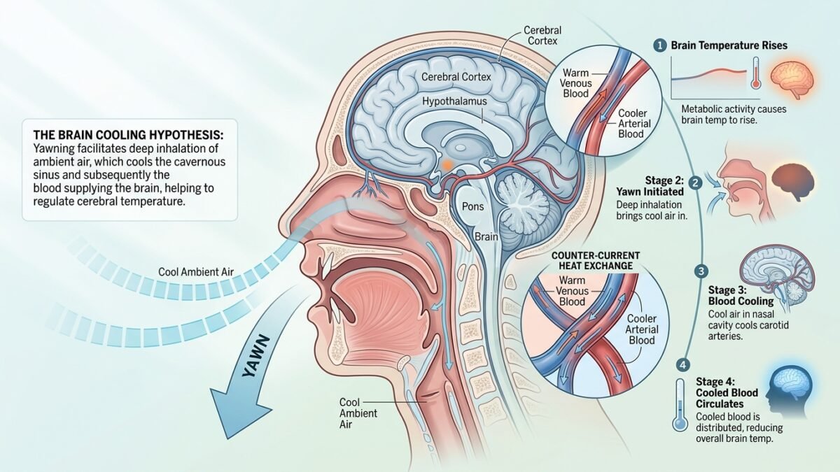 The Brain-Cooling Mystery: Why Contagious Yawning Is Actually a Neurological Feature